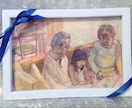 写真を元にご家族・ご友人の水彩画をお届けします 絵のプレゼントはいかがでしょうか(ギフト梱包オプション有) イメージ2