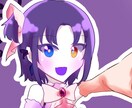 SNSで使用するキャラクターアイコン作成します 可愛らしい雰囲気のアイコンを作成します イメージ3