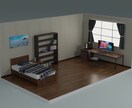 インテリアの3Dモデリング作成します 他とはひと味違うインテリアパースを イメージ1