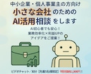 小さな会社のためのAI活用相談をします AI初心者でも安心！業務効率化×利益UPのアイデアをご提案！ イメージ1