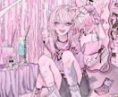 中世的୨ৎかわいい系のイラストを制作いたします 10〜20代までの男の子や女の子のイラストが得意です⭑.ᐟ イメージ1