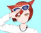 ゆるい絵柄でバストアップのイラスト描きます SNSのアイコン向きなゆるいイラストを作成します。 イメージ3
