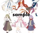 女の子のキャラクターデザインします TRPGやゲームの立ち絵、動画制作などに イメージ4