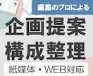 紙媒体やWebコンテンツの企画を提案、整理します 「何をどう伝える？」編集者による、企画・構成サポート♪ イメージ1