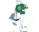 イラスト、ロゴマーク制作いたします 人物イラストや製品イラストなどから、ロゴマークまで イメージ8