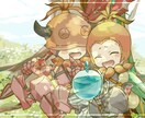 商用利用無料♪何でもイラストをお描きします 背景込みトータルイラスト作成、モノクロ挿絵など イメージ6