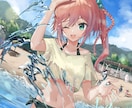 キャラクターイラスト、立ち絵、デザイン制作します 10代の女の子を描くことが得意です！ イメージ1
