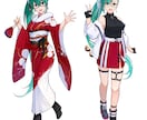 立ち絵・一枚絵・SDキャライラスト描きます 個人から商用、サムネ、アイコン、グッズなど幅広く イメージ3