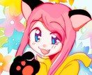 似顔絵、オリキャラのかわいいアイコン描きます ✨ご相談に応じてカラフルでかわいい絵柄で描きます✨ イメージ2