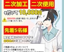 1枚絵・立ち絵・アイコンなんでも描きます 【先着5名様限定】特別価格の「￥10,000」 イメージ2