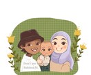 優しい雰囲気のある似顔絵描きます 優しく、あたたかみのある絵柄で似顔絵描かせてください! イメージ8