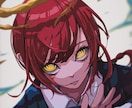 毒々しい女性イラストを描きます バストアップの女性キャラを描きます イメージ3