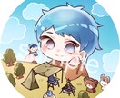 男の子も女の子も動物も！可愛いキャラ描きます アイコンにしたときにも綺麗に見える塗りや構図を意識します。 イメージ4