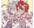 商用利用可能！イラスト全般の制作承ります SNSアイコン、ヘッダー、似顔絵など描かせていただきます。 イメージ4