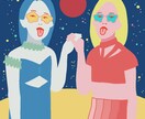 あなたの好きを凝縮したカラフルな絵を描きます 指定された写真(著作権フリー)を元にカラフルな絵を描きます イメージ4