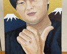 キャンバスにあなたや友人の似顔絵を描きます アクリルガッシュで個性的かつ似ています。 イメージ6