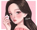 商用可❣️アイコン・立ち絵・配信用イラスト描きます 大人可愛い／上品／おしゃれ／目を引く女性イラスト✨ イメージ5