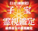 1日1名限定｜子宝鑑定｜授かり時期を霊視で視ます 「いつ来てくれる？」その問いに12時間以内にお答えします イメージ1
