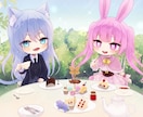目を引く可愛いイラストをお届けします ふんわりとした可愛い塗りが得意です イメージ9