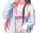 動画サムネイルや表紙、一枚絵など幅広くかきます 『可愛い』イラストをお描きします イメージ2