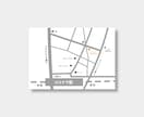 シンプルでわかりやすい簡易地図作ります チラシやポスターもに使えるシンプルで伝わる地図を作ります イメージ4