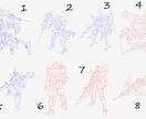 ロボット、メカ、乗り物のイラストを描きます キャラ、背景、アイテム、ロボット、乗り物、メカデザインを制作 イメージ6