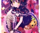 スピード納品・最短即日！可愛いイラスト描きます フリルが沢山の衣装やパステルカラーのゆめかわイラストも！ イメージ2