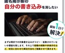 逆SEO得意です！実名・誹謗中傷記事を対策します 私自身が実名＆顔画像を晒された経験があります！相談乗ります！ イメージ1