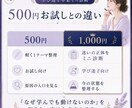 学び迷子卒業ミニ診断｜モヤモヤを1テーマ鑑定します 行動が止まる癖を整理、今の迷いの原因を1テーマ鑑定します イメージ3