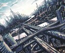 壮大なsf寄りのカバーイラストを制作します ご要望のイメージに合わせた風景イラストを作ります！ イメージ4