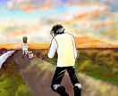 小説の挿し絵や表紙のイラスト描きます 背景が写真のような美しい水彩風イラスト イメージ5