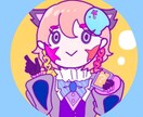 ちょっと不気味で可愛いSNSアイコン描きます 普通のかわいいアイコンじゃ物足りない人向けです イメージ3