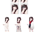 葉月リオが販売中の立ち絵の表情や色差分を作成します 既存のキャラにあなただけの表情やカラーを！ イメージ4