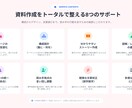 伝わる資料を丁寧に作成します 伝えたい内容を“わかりやすく届く資料”に整えます。 イメージ4