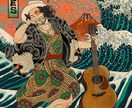浮世絵風のかっこいい絵を描きます 和風で粋なイラストで様々なデザインに対応します イメージ10