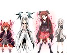 イラスト キャラクターデザイン承ります ノベルゲームなどのキャラクターを描きます。(法人、個人可) イメージ2