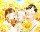 手描き作品発送！世界でたった一つの似顔絵描きます 結婚式のウェルカムボードや誕生日・還暦・記念日のお祝いに♪ イメージ7