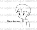 最短即日！シンプルでお洒落な線画アイコン作ります シンプルかつ落ち着いた雰囲気のあるお洒落なオリジナルイラスト イメージ3