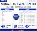 Webサイトの一覧データ取得を自動化します 公開ページの情報をExcel・CSVへ自動整理 イメージ2