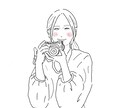 優しいタッチの線画イラスト描きます マスクの下の素敵な笑顔みせてみませんか？ イメージ1