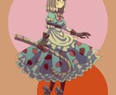 イラスト一枚絵作成します 雰囲気のあるものからアニメ塗りまで イメージ3