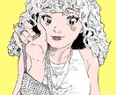 アイコン・似顔絵・サムネイラスト描きます アナログ線画が特徴的なかわいいイラストを製作します！ イメージ1