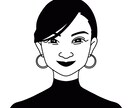 追加料金なし＊似顔絵イラスト線画制作します ビジネスからプライベートまで使いやすい イメージ3