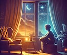 眠れぬ夜孤独を感じる寂しい時間の話し相手になります ひとりぼっちの夜☪誰かと話したくなる時☀︎そっと寄り添います イメージ1