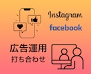 インスタ、FB広告のご相談なんでも受付します 条件や進め方を明確にして運用をスタートさせます イメージ1