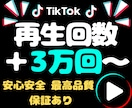 TikTok再生数3万回増やします 少量注文OK★カスタム可★保証あり イメージ1