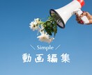 Youtubeなどの動画編集します シンプル・おしゃれな動画を制作します！ イメージ1