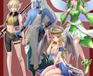 収益化OK！Live2D用パーツ分け立ち絵描きます youtube・IRIAM・配信用立ち絵のパーツ分け イメージ5