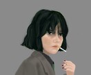 水彩画風のカラー似顔絵描きます 写真とは一味違う、カラー似顔絵をお描きします！ イメージ3
