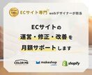 EC運営・修正・改善を月額サポートします makeshop・Shopify・カラーミー構築パートナー イメージ1
